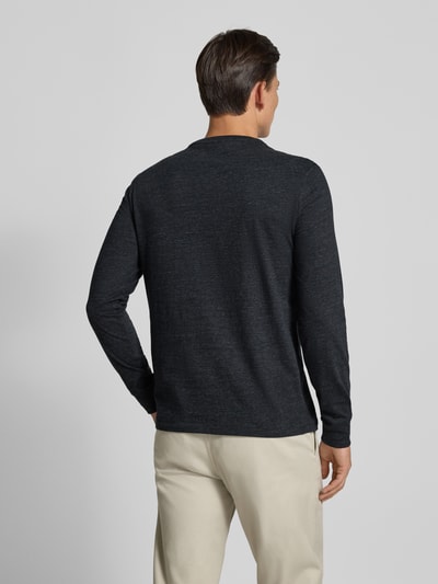 Polo Ralph Lauren Regular Fit Longsleeve mit Logo-Stitching Modell 'Jersey' Black 5