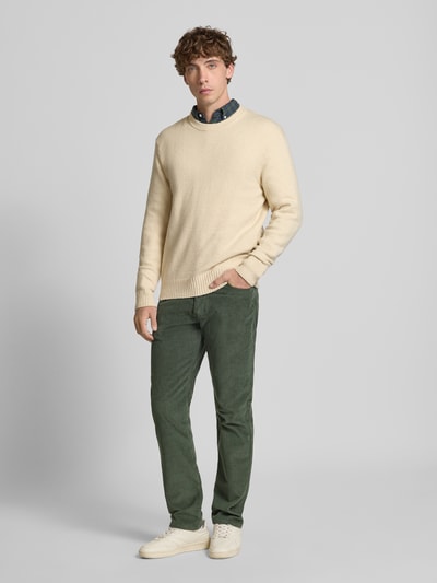 Tommy Jeans Regular fit corduroy broek van puur katoen, model 'RYAN CORD CHINO' Donkergroen - 1