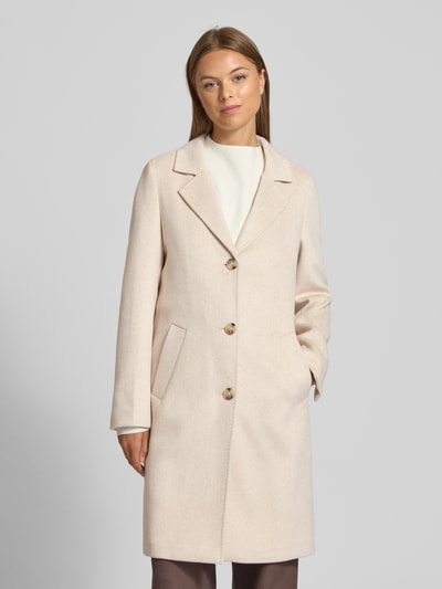s.Oliver RED LABEL Regular Fit Mantel mit Woll-Anteil Beige Melange 4