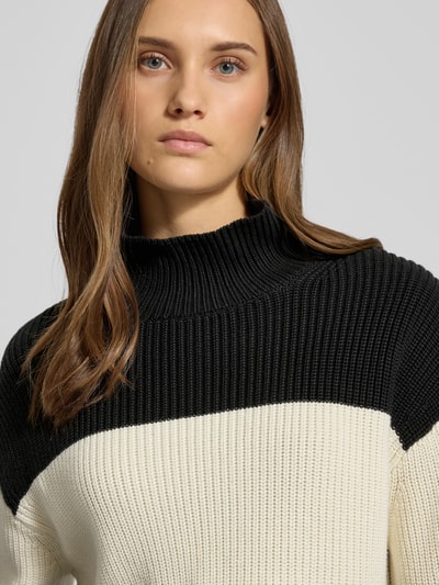 Calvin Klein Jeans Strickpullover mit Rollkragen Black 3