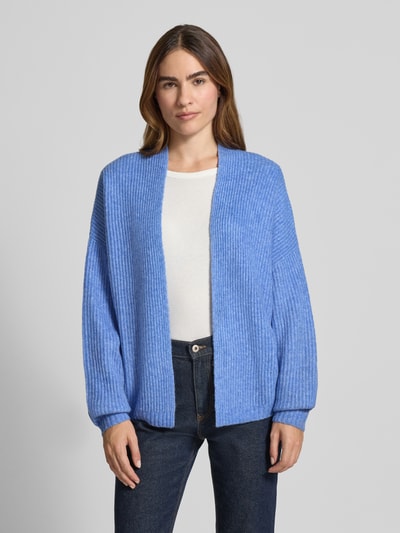 mbyM Cardigan mit gerippten Abschlüssen Dunkelblau 4