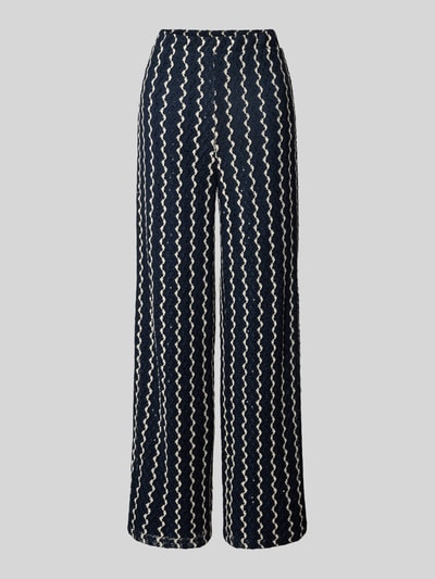 Vila High Waist Hose mit elastischem Bund Modell 'ELLEN' Marine 2