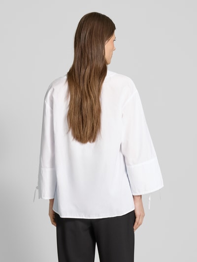 ECOALF Relaxed fit blouse met V-hals, model 'JENAALF' Wit - 5