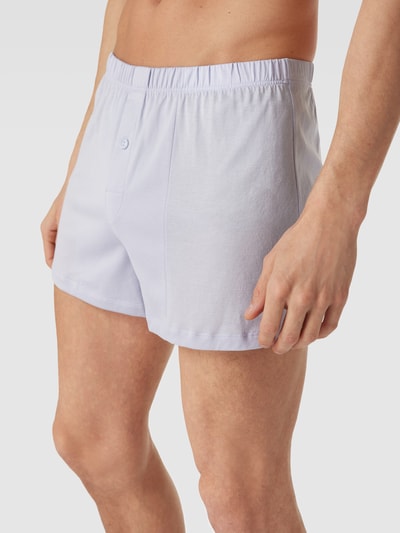 Hanro Boxershorts met elastische band Lichtblauw - 2