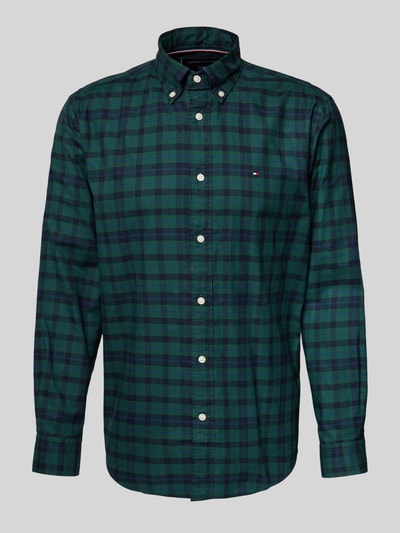 Tommy Hilfiger Koszula casualowa o kroju regular fit z czystej bawełny model ‘MERCERIZED’ Granatowy 2