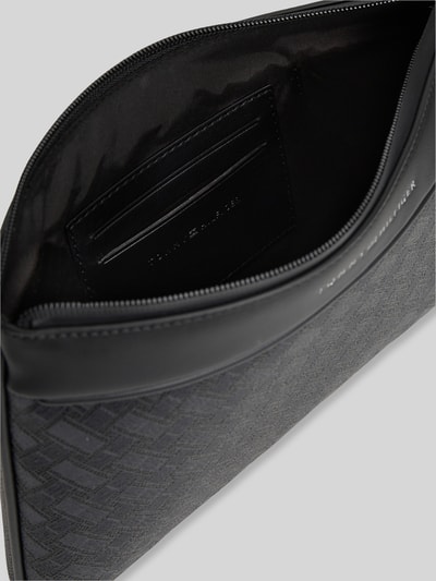 Tommy Hilfiger Kulturbeutel/ Kosmetiktasche mit Logo-Schriftzug Modell 'MODERN MONOGRAM POUCH' Black 3