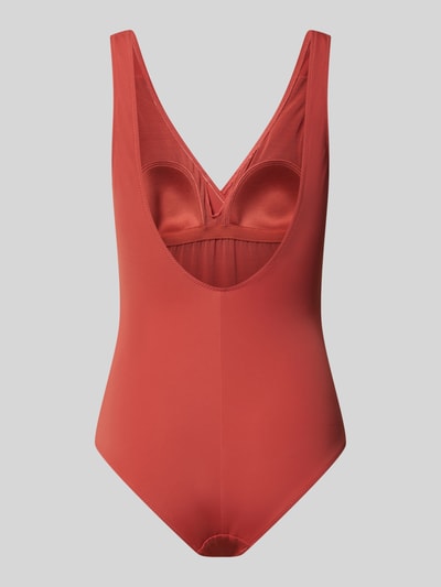 MAGIC Bodyfashion Badeanzug in Wickel-Optik Rot 3