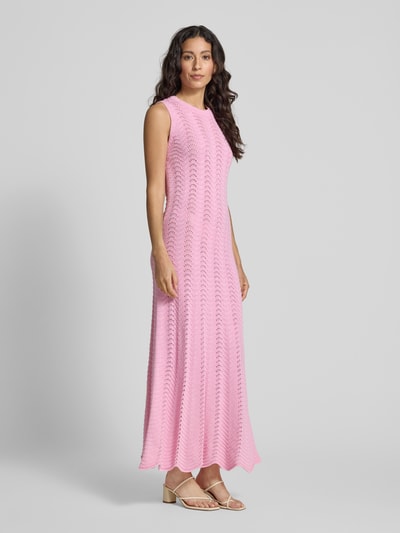 Rich & Royal Strickkleid mit Rundhalsausschnitt Rosa 1