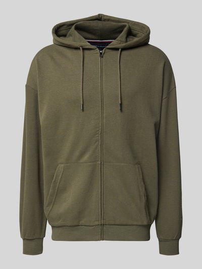 Tommy Hilfiger "Relaxed Fit" sweatjack van katoenmix Kaki - 2