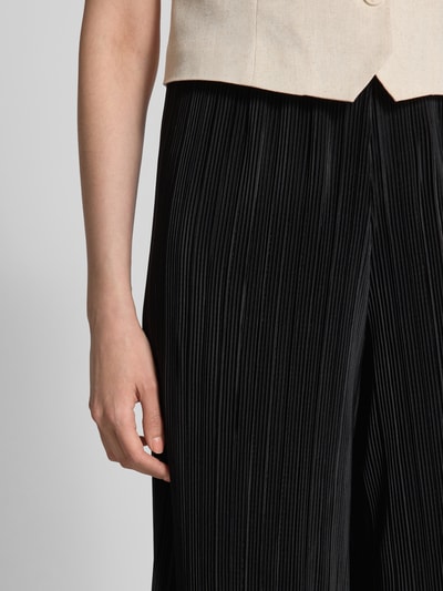 s.Oliver RED LABEL Weite Hose mit Plissee BLACK 3