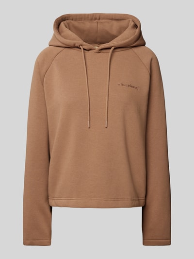 Smith and Soul Hoodie mit Label-Stitching Hellbraun 1