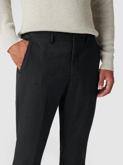 Selected Homme Slim Fit Anzug-Hose mit Stretch-Anteil Dunkelgrau 3