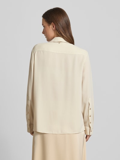 Liu Jo White Regular fit blouseshirt met platte kraag Offwhite - 5