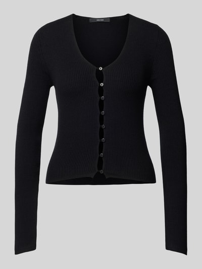 Vero Moda Kort gebreid jack met knoopsluiting Zwart - 2