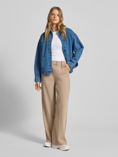 Noisy May Regular Fit Jeansbluse mit aufgesetzten Taschen Modell 'KETTIE' Jeansblau 1