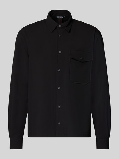 Antony Morato Regular Fit Hemdjacke mit Viskose-Anteil Modell 'SANTIAGO' Black 1