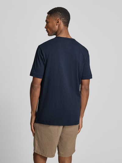 Marc O'Polo t-shirt o kroju regular fit z czystej bawełny Granatowy 5