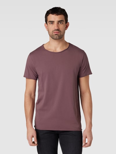 Drykorn T-Shirt mit Rundhalsausschnitt Modell 'Kendrick' Purple 4