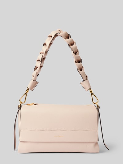 Coccinelle Torebka z detalem z logo model ‘BOHEME’ Różowawy 4