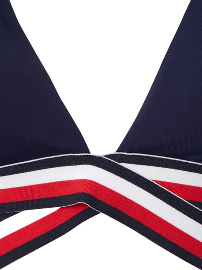 TOMMY HILFIGER Bikini-Oberteil mit Neckholder zum Binden Marine 3