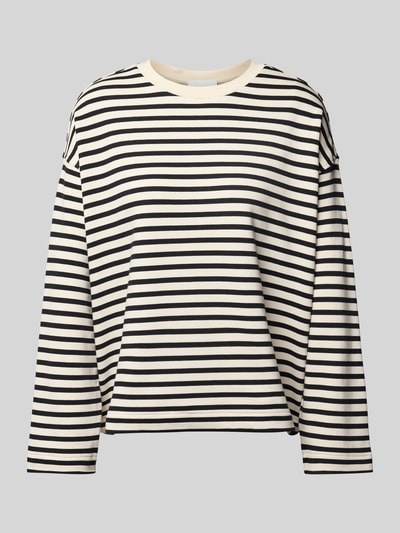 Armedangels Pullover mit Streifenmuster Modell 'FRANKAA' Black 2