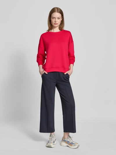 MSCH Copenhagen Sweatshirt mit überschnittenen Schultern Modell 'Ima Q' Rot 1