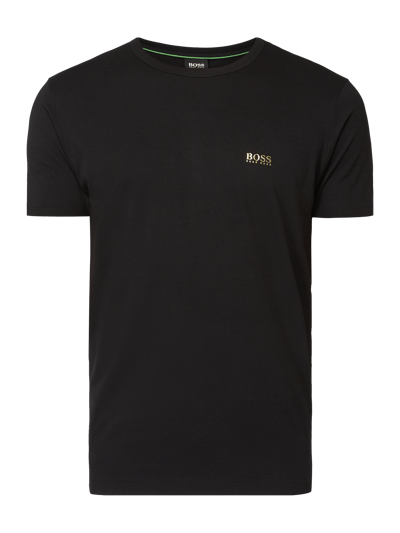 BOSS Green T-Shirt mit Logo-Prints Gold 2