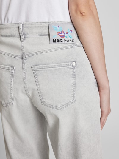 MAC Wide Leg Jeans mit verkürztem Schnitt Modell 'Dream' Hellgrau 3