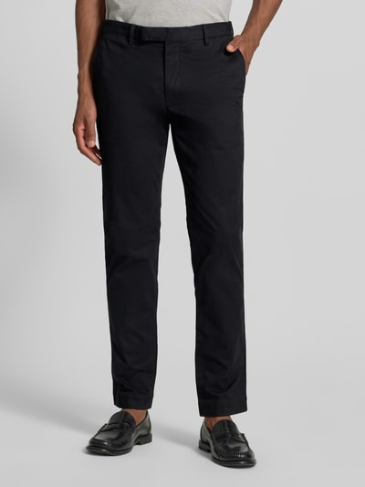 Polo Ralph Lauren Chinosy o kroju slim fit z mieszanki bawełny model 'GREENWICH' Czarny 4