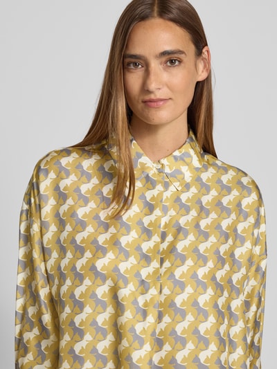 Herzensangelegenheit Blusenshirt aus reiner Seide Senf 3