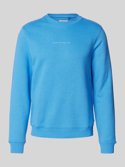 Blend Sweatshirt met statementprint, model 'JANKO' Blauw - 2