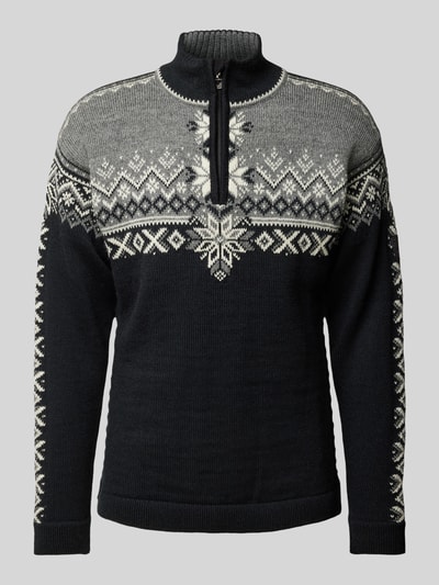 Dale of Norway Wollpullover mit Troyer-Kragen Black 2