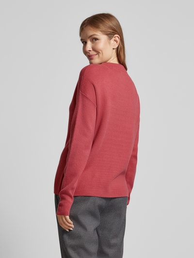 Christian Berg Woman Gebreide pullover met ronde hals Kersenrood - 5