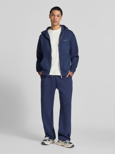 REVIEW Straight Fit Sweatpants Baumwoll-Mix Marine 1