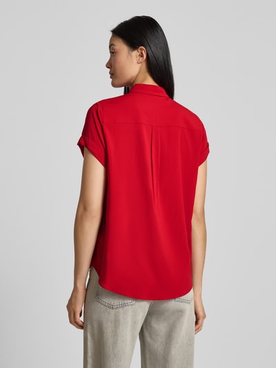 Samsøe Samsøe Relaxed Fit Bluse aus Viskose-Elasthan-Mix Modell 'MAJAN' Rot 5