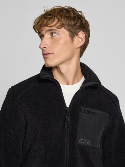 Only & Sons Regular Fit Webpelzjacke mit Mesh Innenstoff Modell 'DALLAS' Black 3