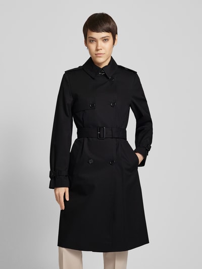 Mango Trenchcoat mit Gürtel Modell 'POLANA' Black 4