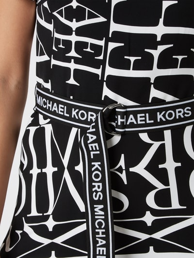 MICHAEL Michael Kors Jurk met logo-motief Zwart - 3