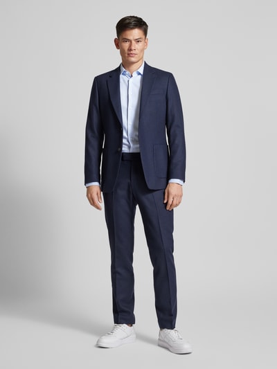 Tommy Hilfiger Regular Fit Business-Hemd mit Knopfleiste Bleu 1