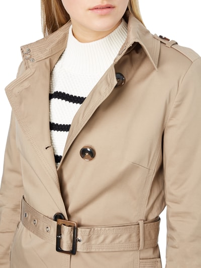 Jake*s Collection Trenchcoat mit Taillengürtel Sand 3