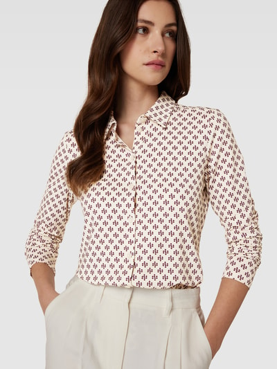 Marc O'Polo Bluse mit Allover-Muster Offwhite 3