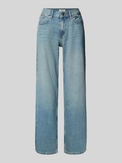 ONLY Low rise jeans van puur katoen, model 'HOPE' Jeansblauw - 2