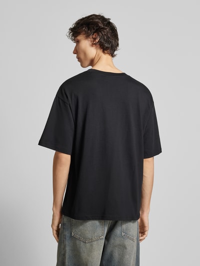 REVIEW T-Shirt mit Label-Print Black 5