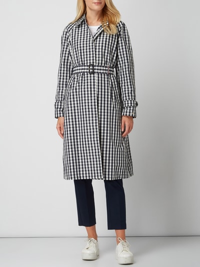 Tommy Hilfiger Trenchcoat mit Kellerfalte - wasserabweisend Dunkelblau 4