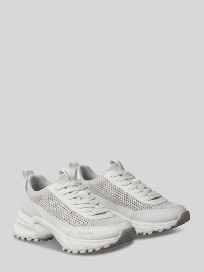 CK Calvin Klein sneakers met mesh-inzetten Wit - 1