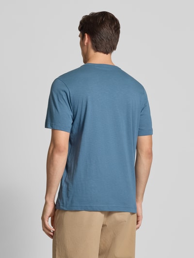 Tom Tailor Regular Fit T-Shirt aus reiner Baumwolle Blau 5
