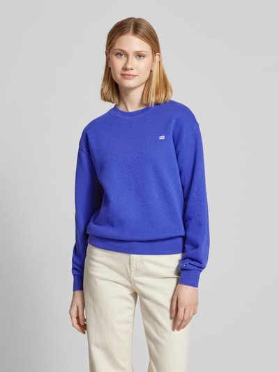 Tommy Hilfiger Sweatshirt mit Logo-Stitching Royal 4