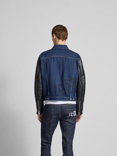 Dsquared2 Jeansjacke mit Knopfleiste Blau 5