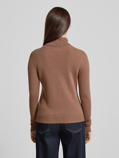 Christian Berg Woman Gebreide pullover van puur kasjmier Hazelnoot - 5