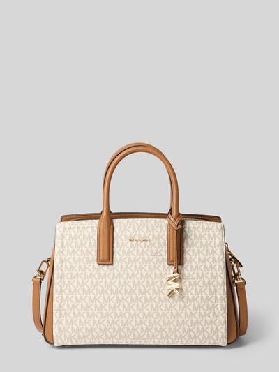 Produktfoto, Handtasche aus leer mit logomotief Modell 'LAILA' von MICHAEL Michael Kors, labelapplicatie, draagband, schouderband, ritssluiting, breedte 34 cm, lengte 22 cm, diepte 13 cm, schouderbandlengte 36 cm